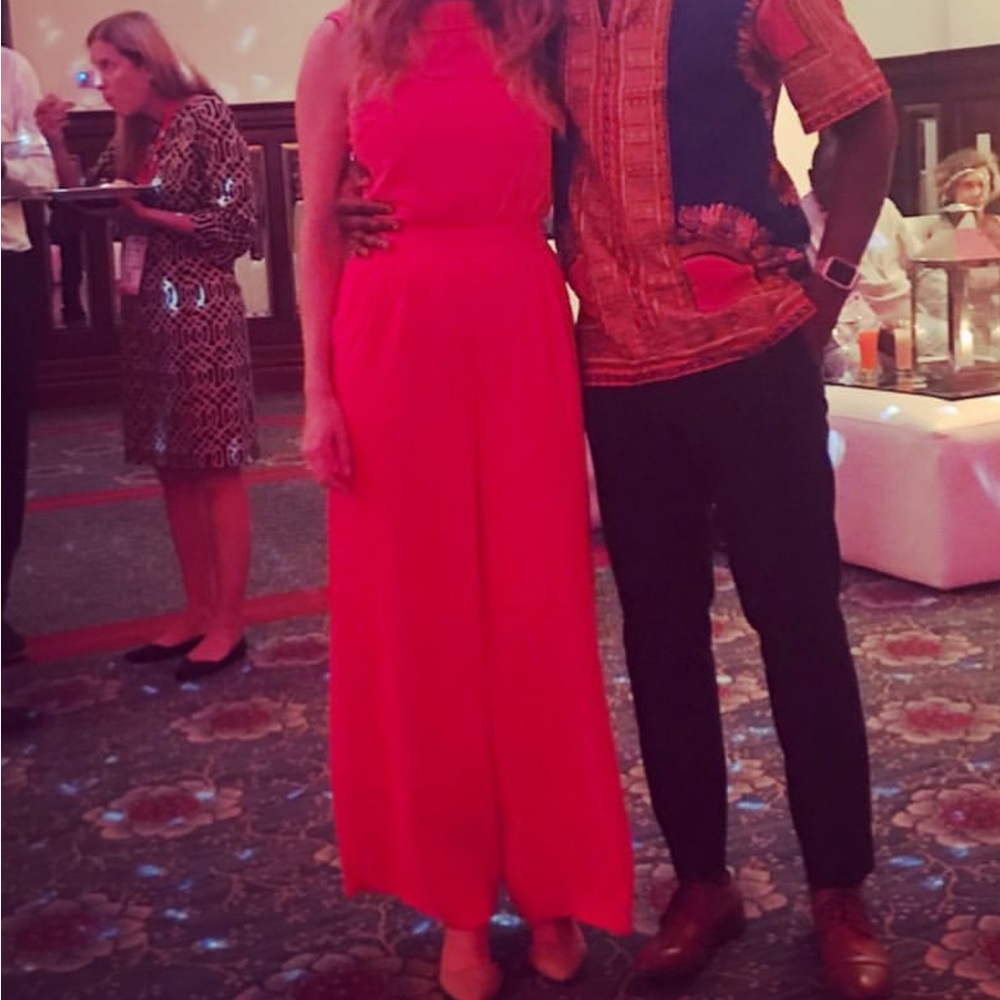 Boden orange jumpsuit